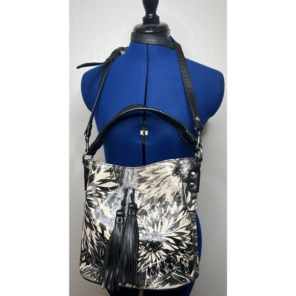 Patricia Nash Bags Patricia Nash Otavia Sunflower Bucket Bag Black